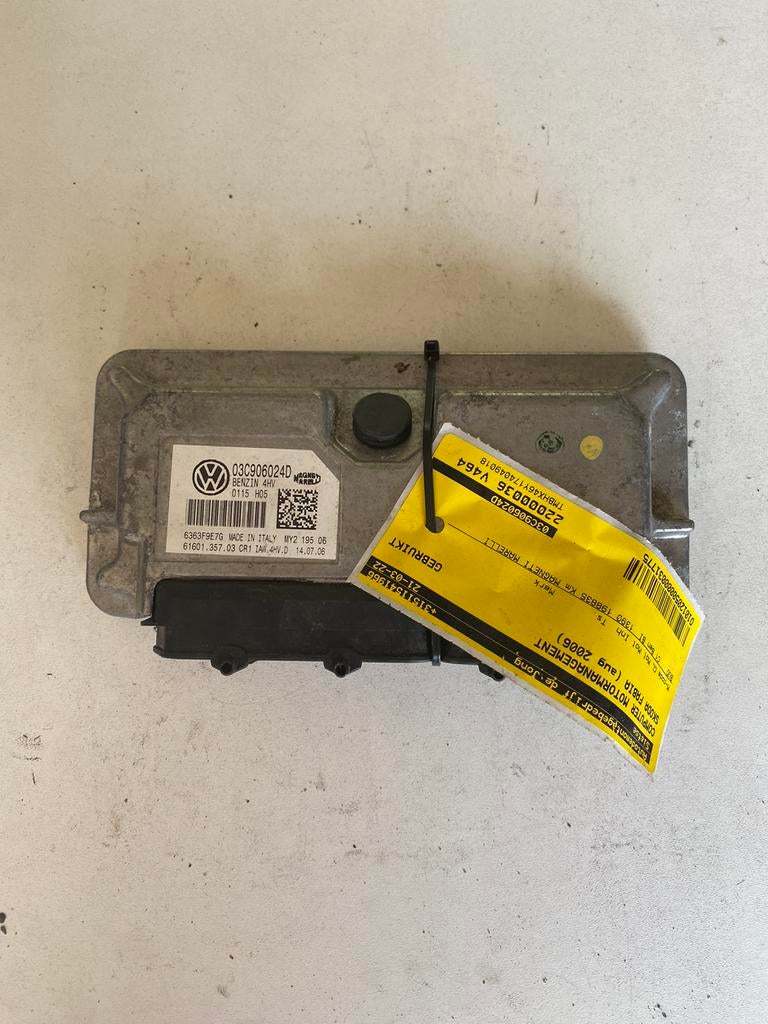 Skoda Fabia 1.4 FSi (BUD) 03C906024D ECU, Autos : Pièces & Accessoires, Enlèvement ou Envoi, Utilisé, Skoda