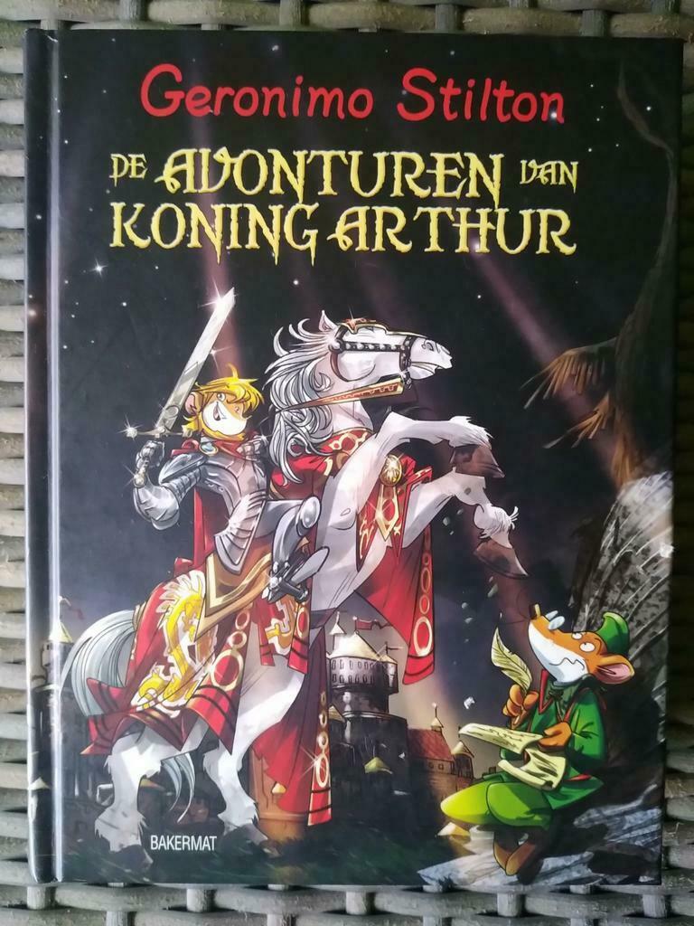 Boek Geronimo Stilton - De avonturen van koning Arthur., Ophalen, Zo goed als nieuw