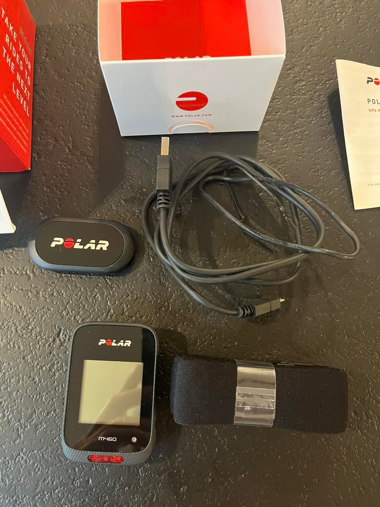 Fiets GPS en hartslagmeter - Nieuw! - Polar M460, Fietsen en Brommers, Ophalen, GPS, Zo goed als nieuw