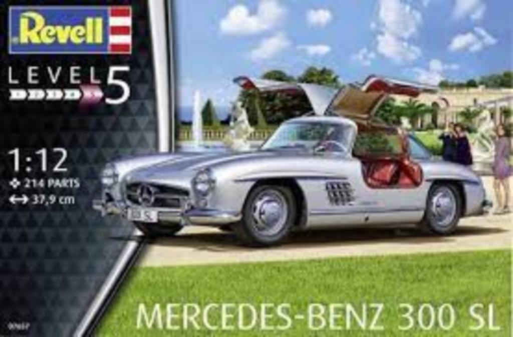 REVELL 07657 mercedes-benz 300SL échelle 1/12, Hobby en Vrije tijd, Modelbouw | Auto's en Voertuigen, Auto, Revell, Groter dan 1:32