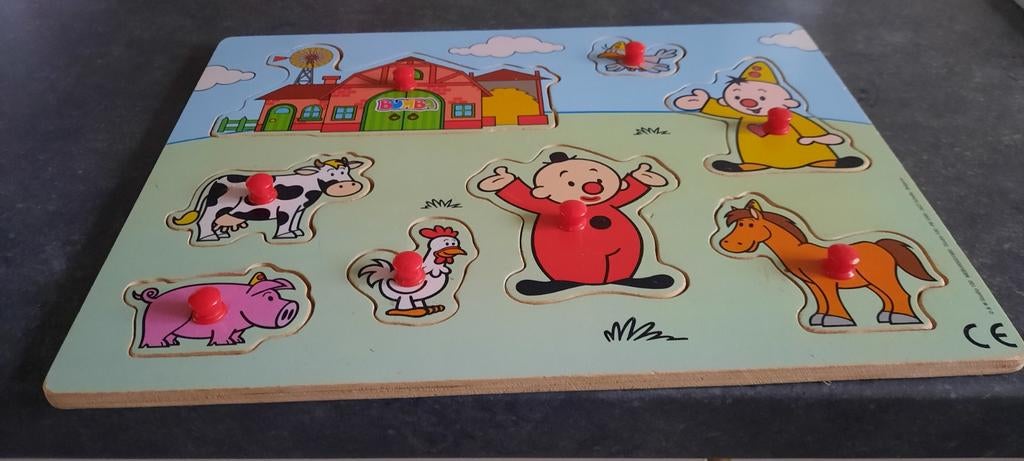 Bumba houten inlegpuzzel, Ophalen