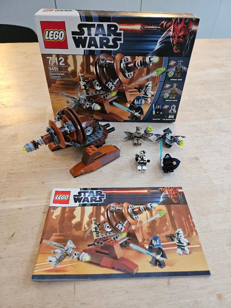 Lego star wars 9491 Geonosian Cannon, Kinderen en Baby's, Speelgoed | Duplo en Lego, Ophalen of Verzenden, Zo goed als nieuw, Complete set