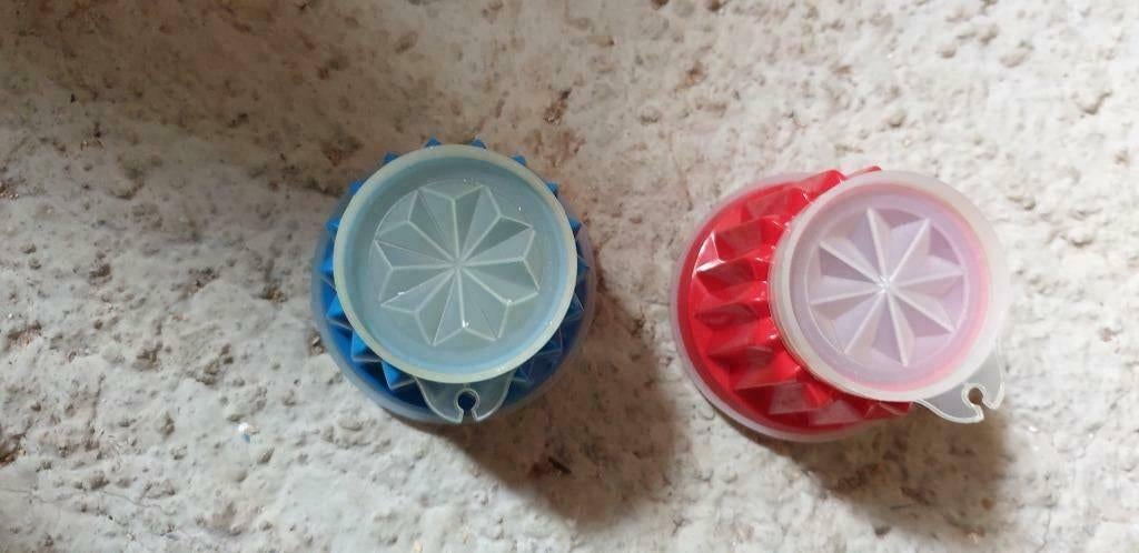 Tupperware : 2 pudding potjes, Enlèvement ou Envoi, Comme neuf, Rouge, Autres types