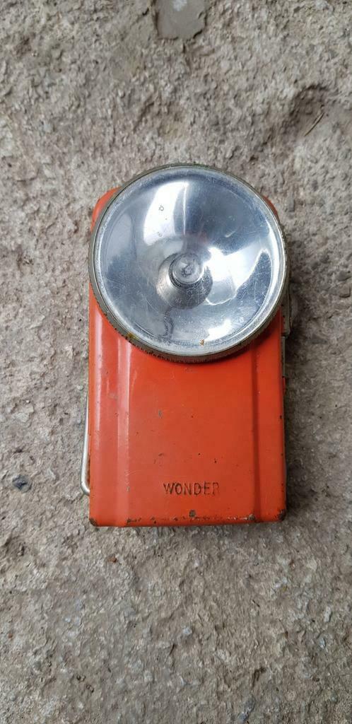 Ancienne lampe WONDER orange, Enlèvement ou Envoi