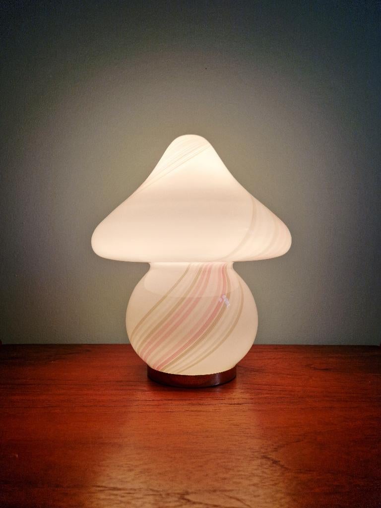 Paddestoellamp in Murano-glas, 1970-80, Ophalen of Verzenden
