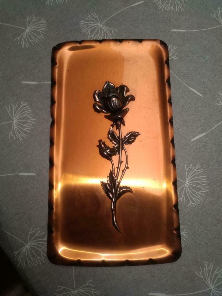 Plaque avec rose, Enlèvement ou Envoi