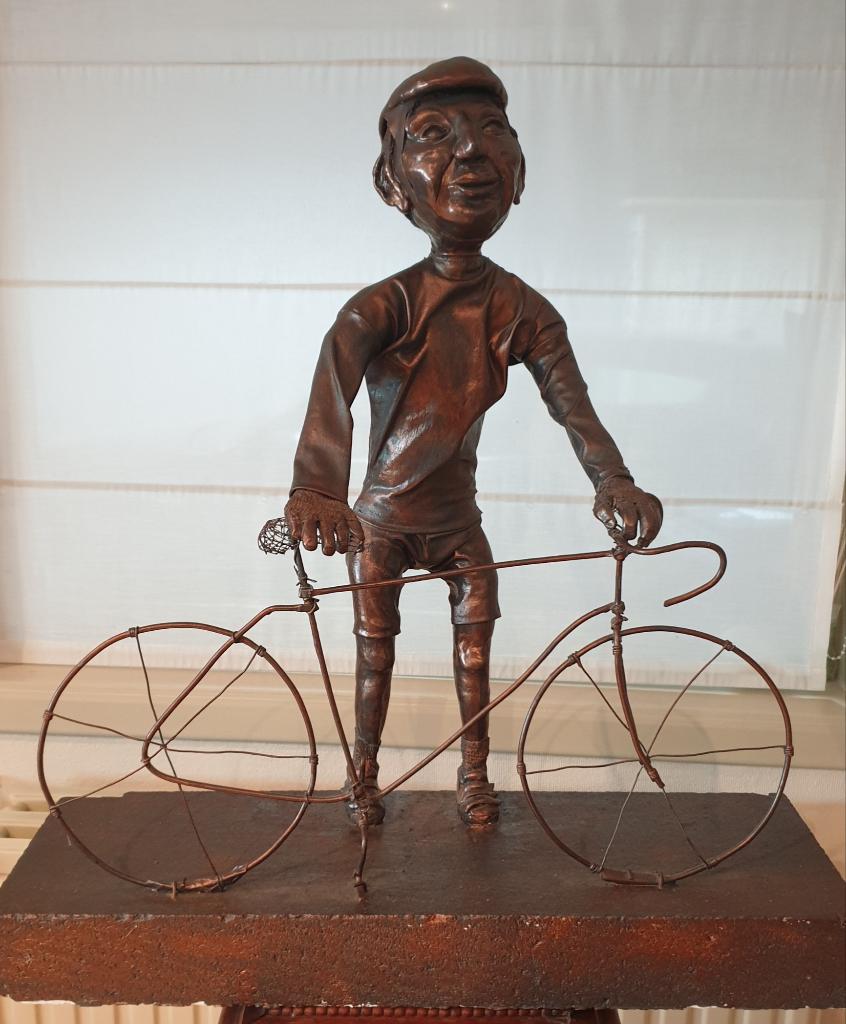 Prachtig kunstwerk - Fietser, Enlèvement, Utilisé