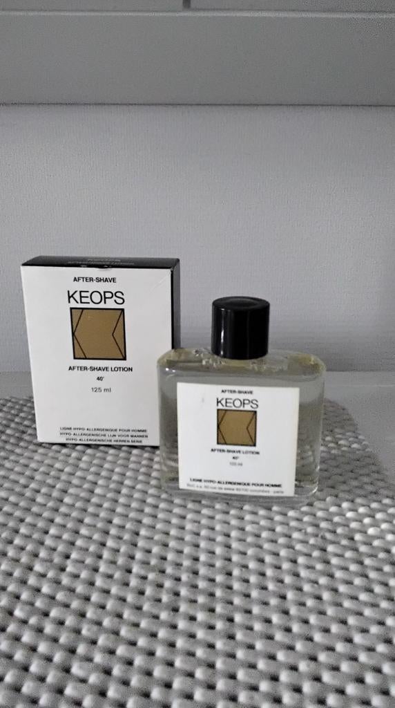 Vintage-Bouteille pleine d'After-Shave Lotion Keops 125 ml, Enlèvement ou Envoi, Comme neuf