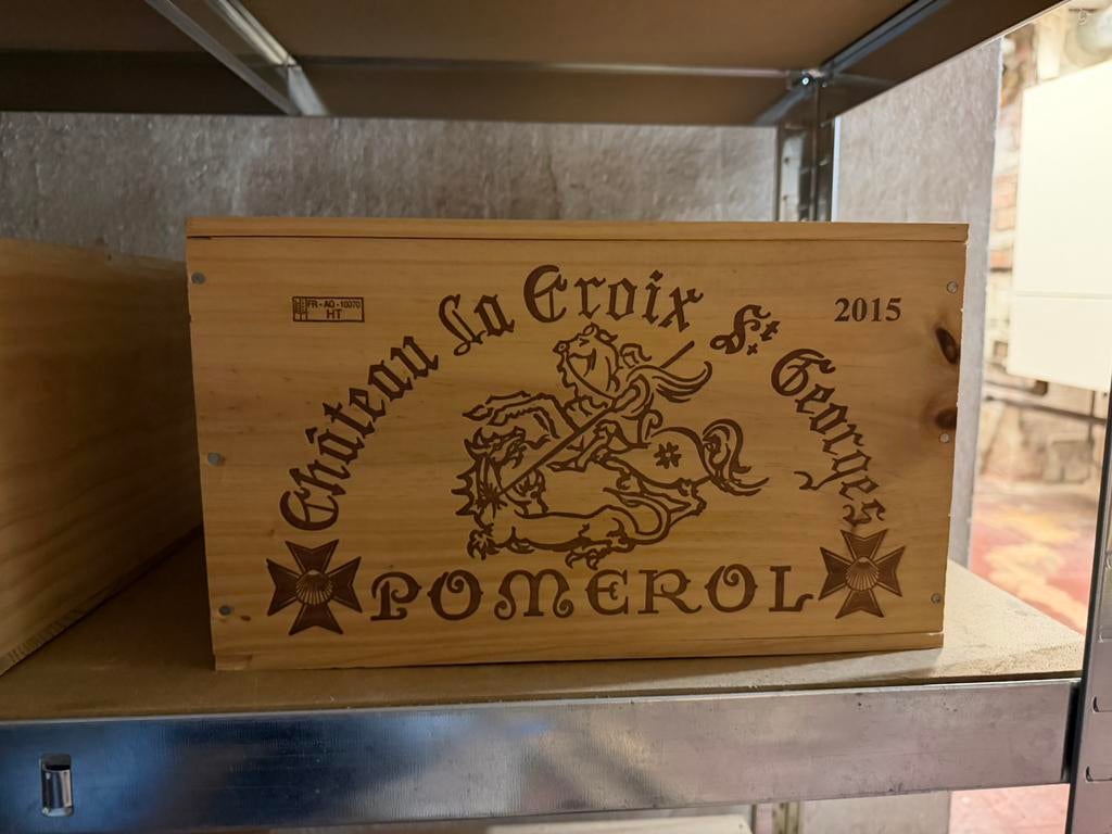 Chateau La Croix St, Georges 2015 Pomerol 6 flessen, Verzamelen, Ophalen, Frankrijk, Nieuw, Rode wijn