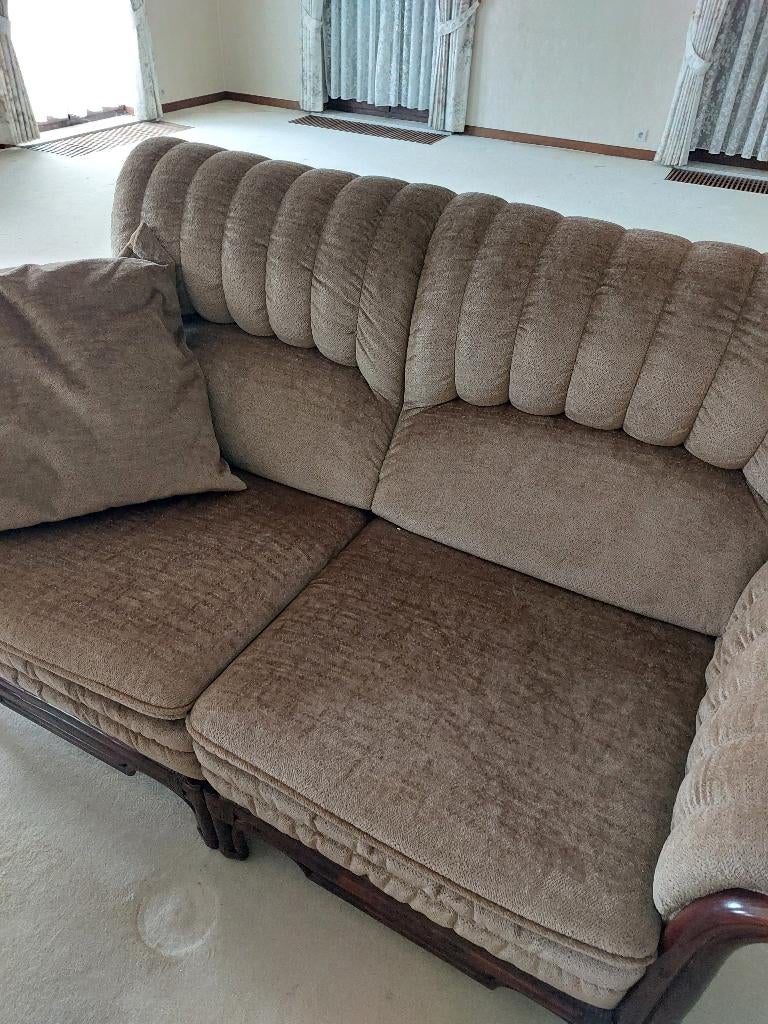 Rotan salon, Tuin en Terras, Ophalen, Zo goed als nieuw, Rotan, 4 zitplaatsen