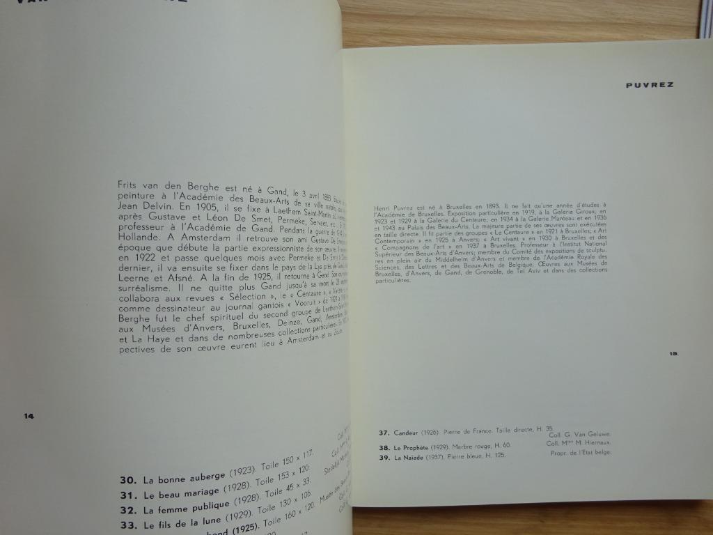 1958 quelques artistes belges depuis Ensor, Paul Haesaerts, Ophalen of Verzenden, Gelezen, Schilder- en Tekenkunst