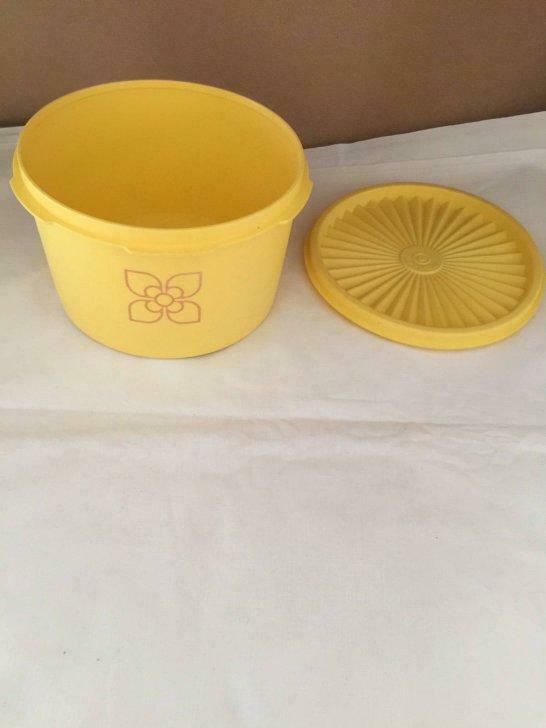 Retro tupperware pot. Goede staat., Ophalen, Gebruikt