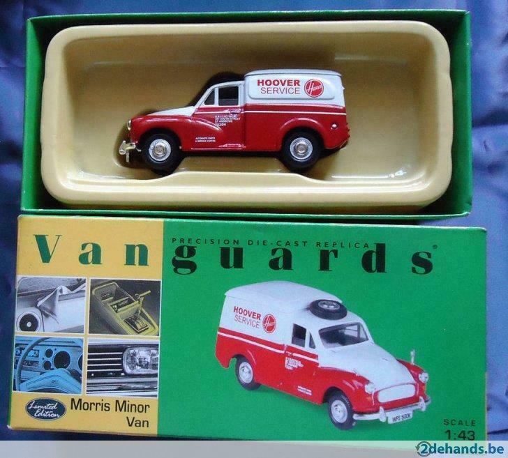 1:43 Corgi Vanguards VA01117 Morris Minor Van Hoover, Ophalen of Verzenden, Gebruikt, Auto