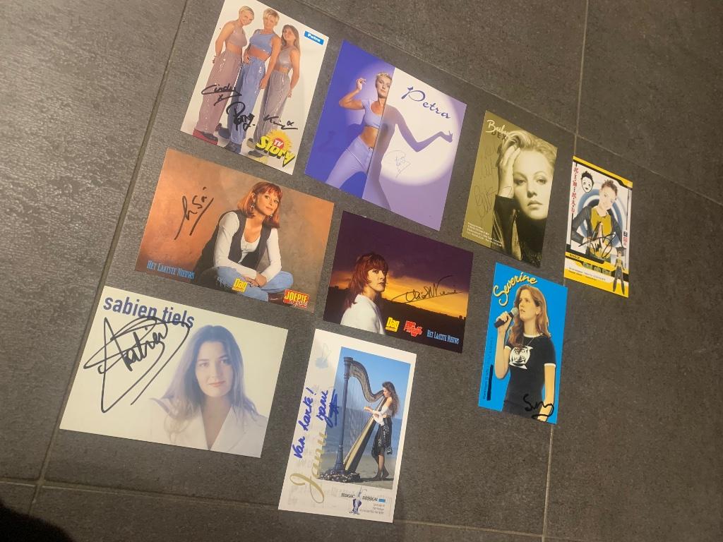 Handtekeningkaarten, Enlèvement, Utilisé, Photo ou Carte, Signé
