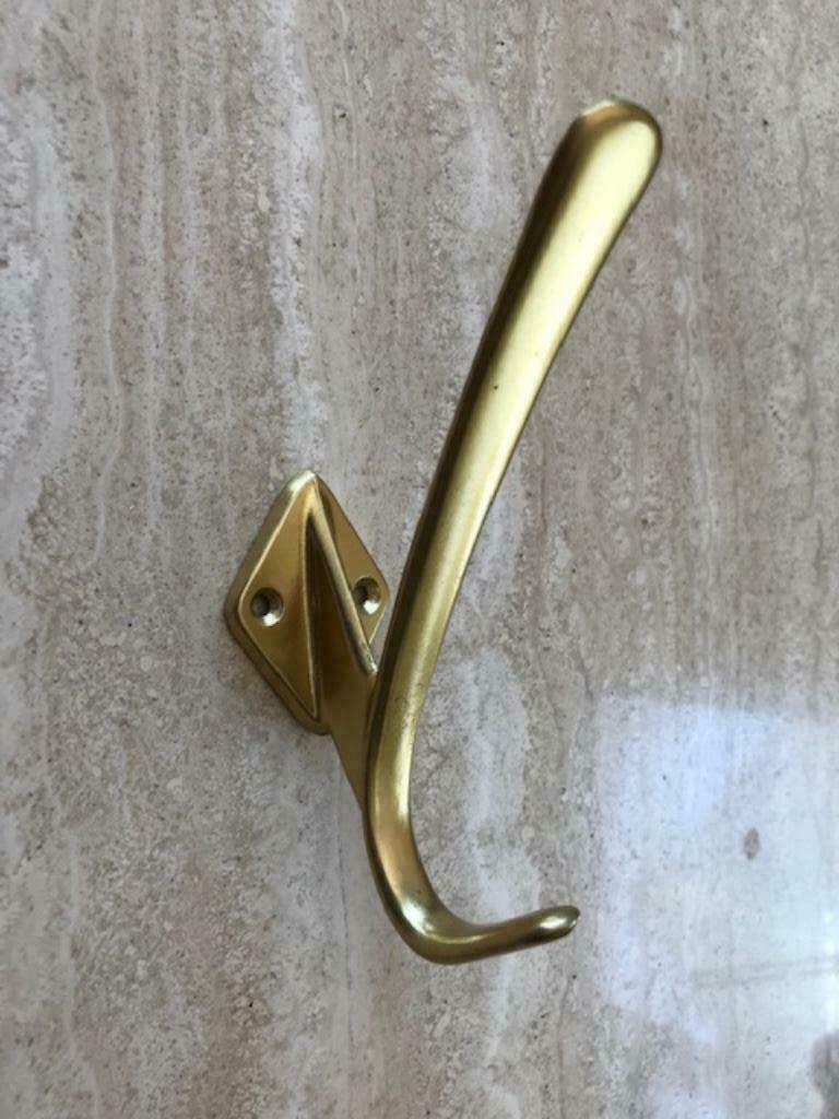 Nieuwe goudkleurige wandhaak (zn387), Ophalen of Verzenden, Nieuw, Metaal, Wandhaken