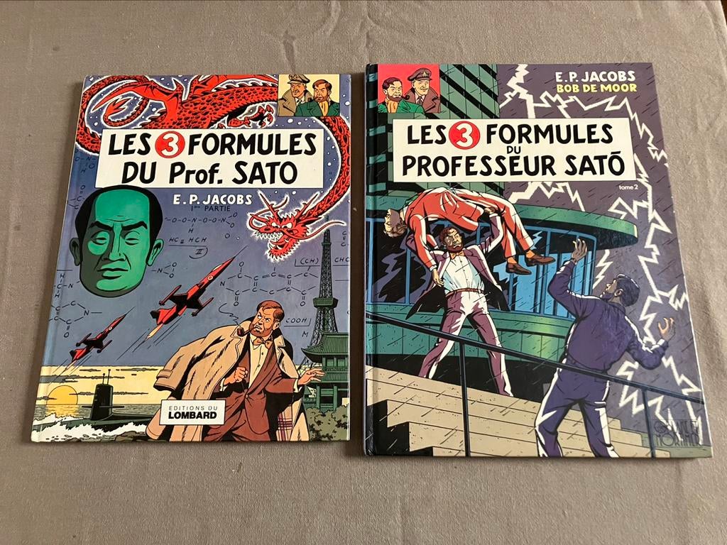Blake et Mortimer - T10 & T11 - EO 1977 & EO 1990., Boeken, Ophalen of Verzenden, Zo goed als nieuw, Meerdere stripboeken, EP Jacobs