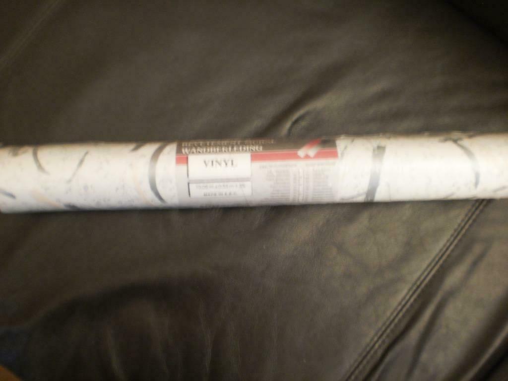 1 rol Retro behangpapier, Maison & Meubles, Ameublement | Papier peint, Enlèvement ou Envoi, Moins de 10 m², Gris