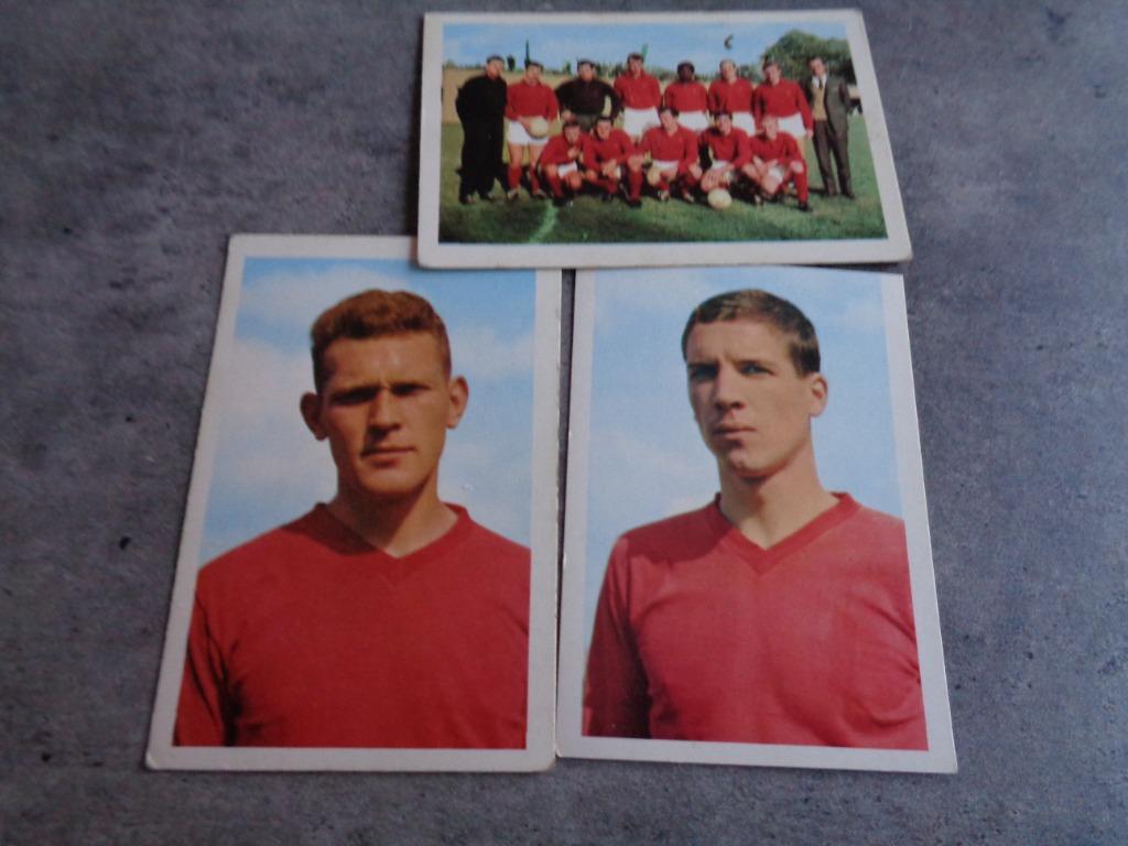 VOETBAL KAARTEN prenten anno 1963 MAPLE LEAF STANDARD LUIK, Ophalen of Verzenden, Zo goed als nieuw