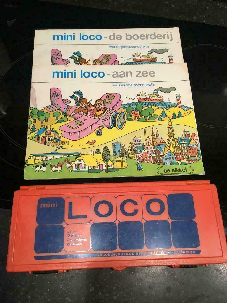 mini loco basisdoos met  2 boekjes aan zee + de boerderij, Kinderen en Baby's, Ophalen of Verzenden, Gebruikt, Ontdekken