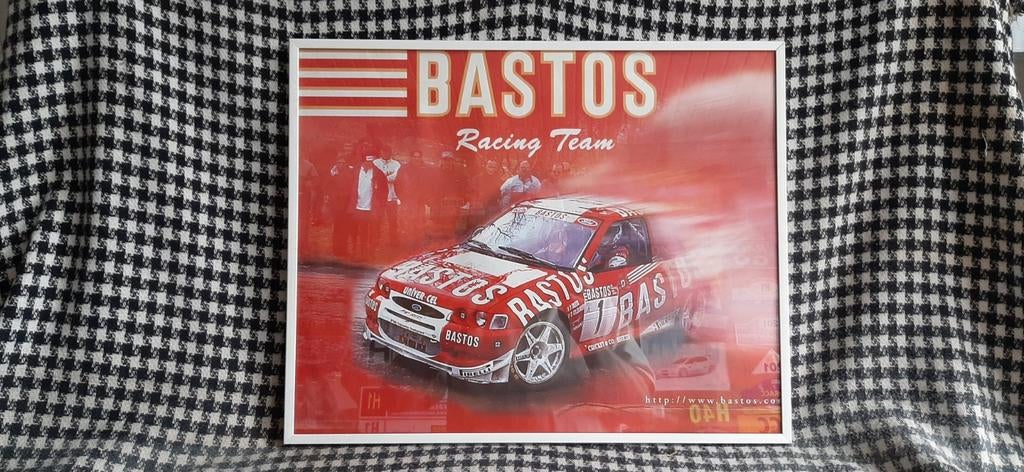 Poster Bastos Snyers avec cadre 60 cm par 40 cm, Collections, Enlèvement ou Envoi, Comme neuf