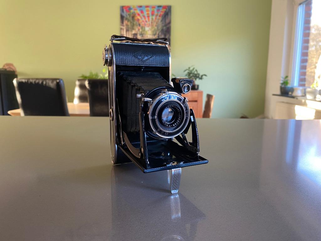 Agfa Billy Record 8.8 vintage camera, Enlèvement ou Envoi, Utilisé, Autres Marques