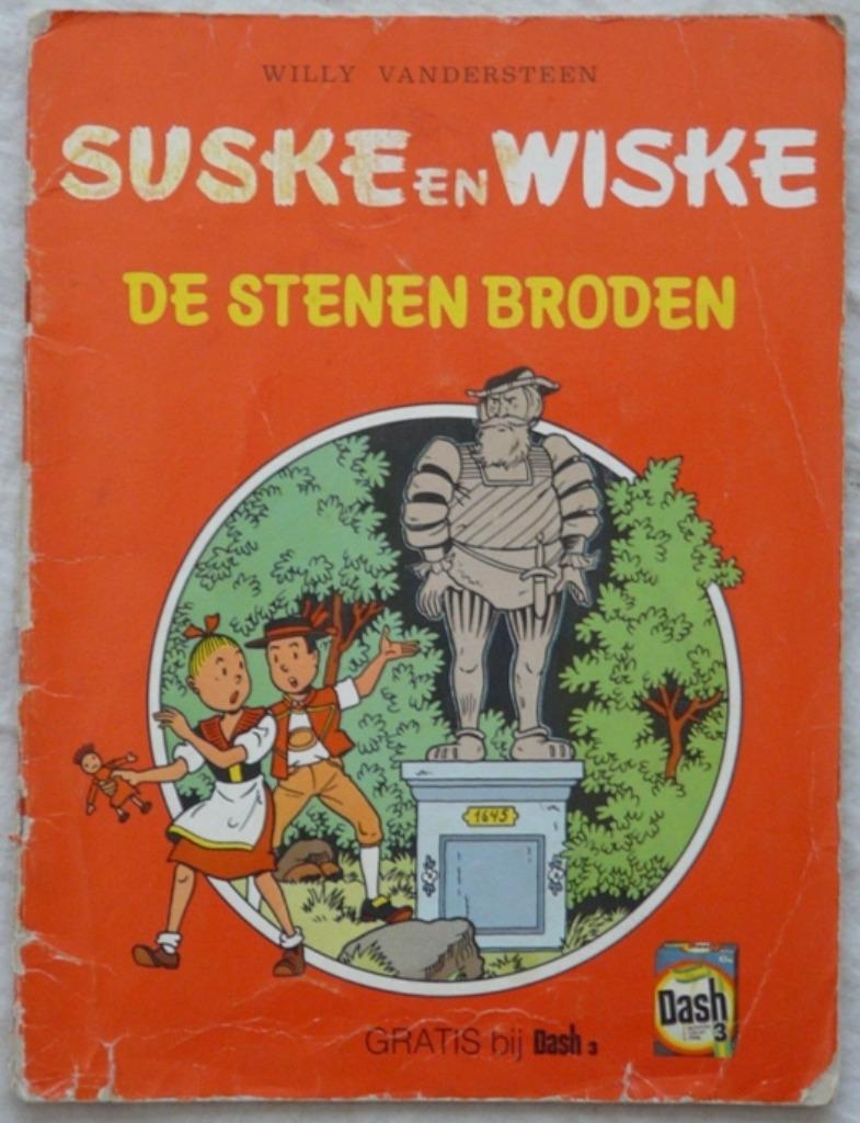 Suske en Wiske, De Stenen Broden, Reclame: DASH, 1984.(Nr.2), Boeken, Gelezen, Willy Vandersteen, Eén stripboek, Ophalen of Verzenden