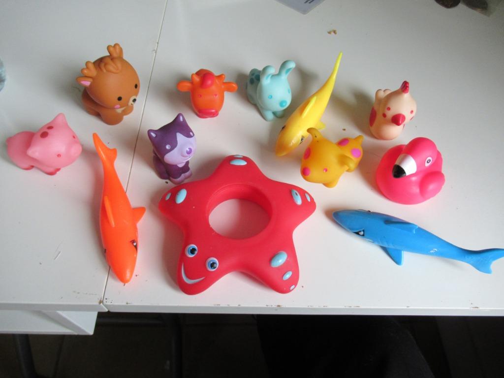 12 jouets pour le bain comme neufs, Ophalen of Verzenden, Zo goed als nieuw