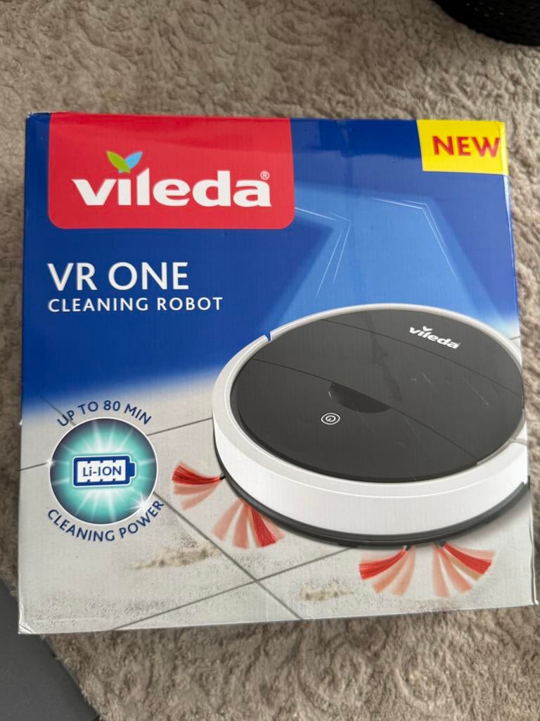 Vileda VR One, Electroménager, Enlèvement, Neuf, Réservoir, Aspirateur robot