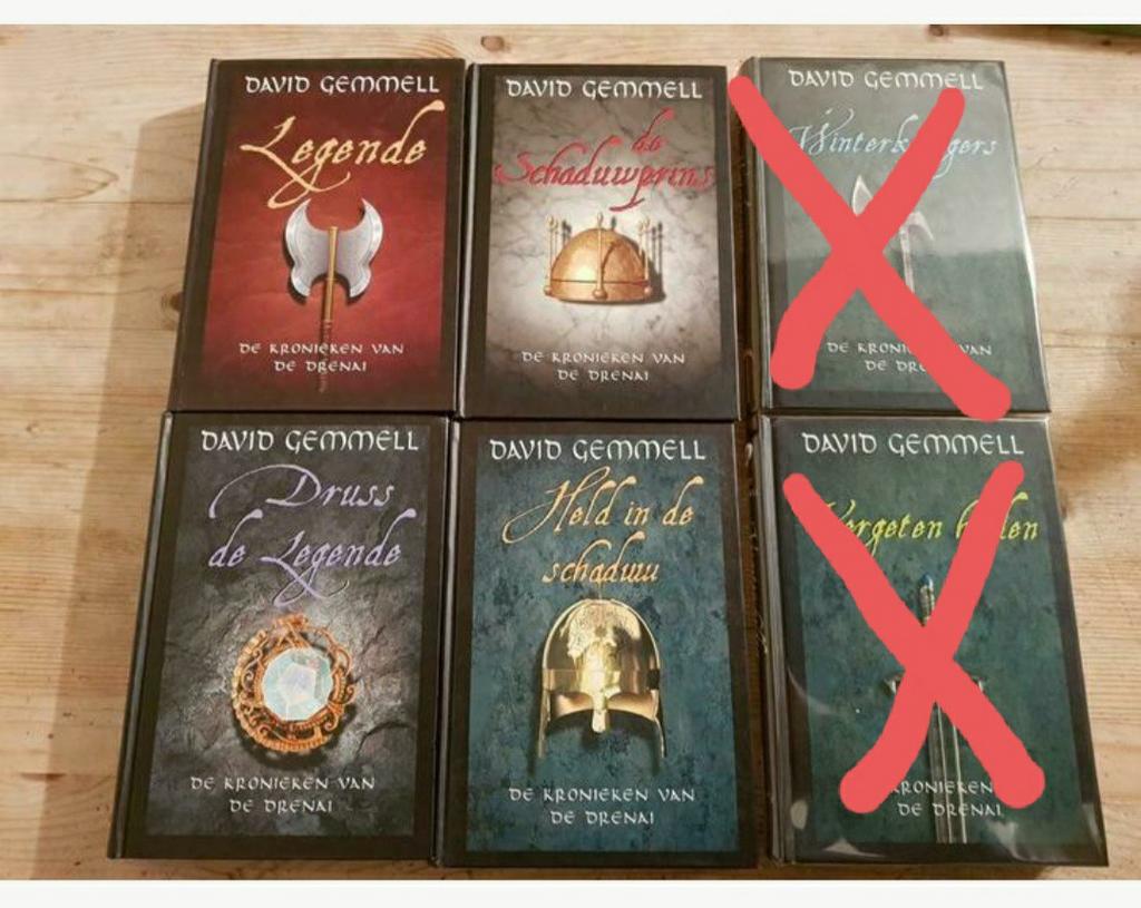 De kronieken van de Drenai DAVID GEMMELL hardcovers 9 stuks, Boeken, Fantasy, Zo goed als nieuw, Ophalen of Verzenden