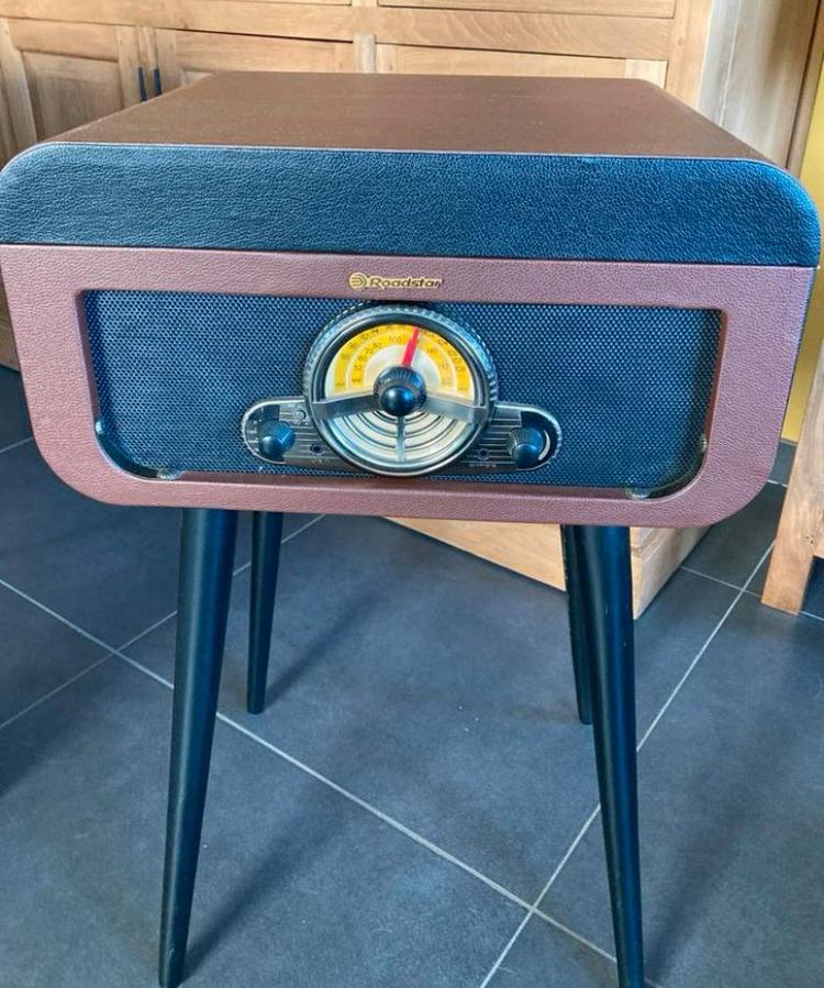 Retro plantenspeler Roadstar HIF - 158OBT, Audio, Tv en Foto, Ophalen