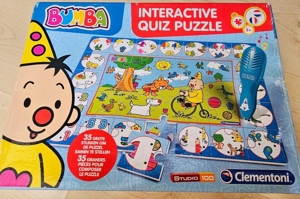 Bumba interactieve quiz puzzel, Enlèvement ou Envoi, 10 à 50 pièces, Utilisé, 2 à 4 ans
