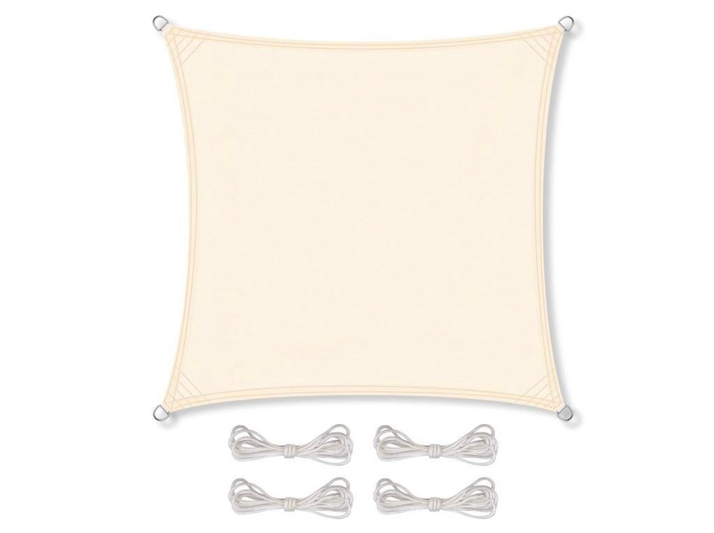 Toile d'ombrage carrée 3,6 m, Jardin & Terrasse, Enlèvement ou Envoi, Comme neuf