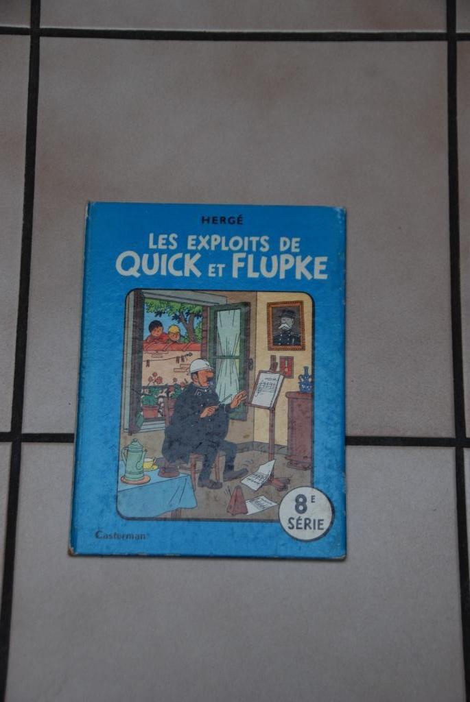 Collection Les exploits de Quick et Flupke 8e série(1958)BD, Enlèvement ou Envoi, Une BD, Utilisé, Hergé