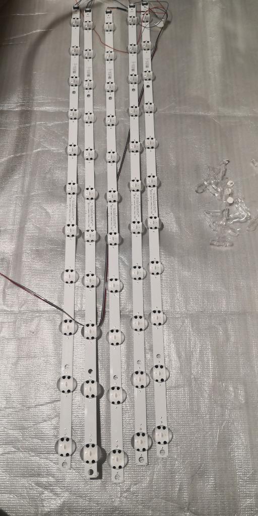 5x led strip X SSC_Trident_75UK65/62_11LED_SVL750A LGIT_19.5, Hobby & Loisirs créatifs, Composants électroniques, Utilisé, Enlèvement ou Envoi