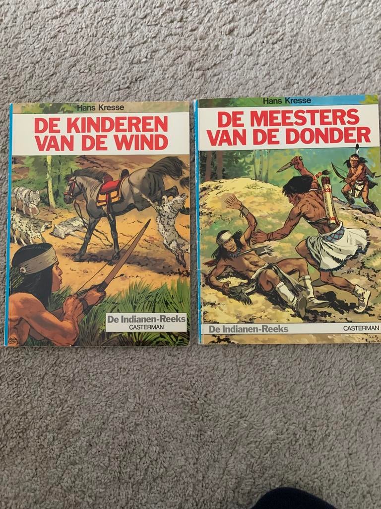 De indianen reeks (4 strips), Boeken, Ophalen, Zo goed als nieuw