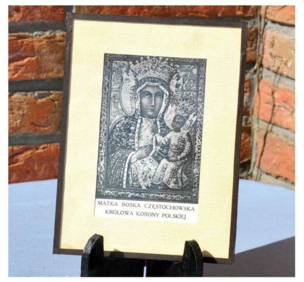 §  cadre sous verre icone noir et blanc, Antiquités & Art, Antiquités | Objets religieux, Enlèvement ou Envoi