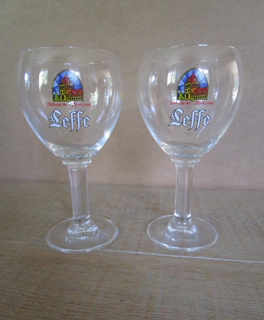 9 Leffe bierglazen, Enlèvement ou Envoi, Neuf, Verre ou Verres, Leffe