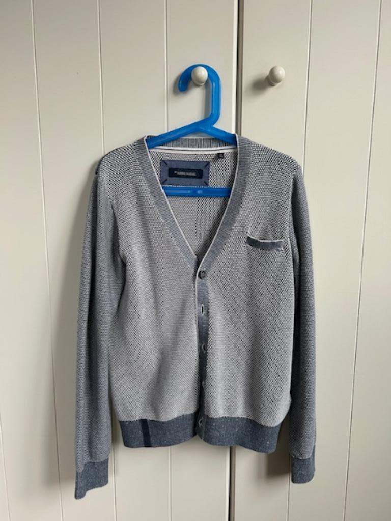 Gilet grijs Terre Bleue maat 140 jongen, Ophalen, Trui of Vest, Zo goed als nieuw, Jongen