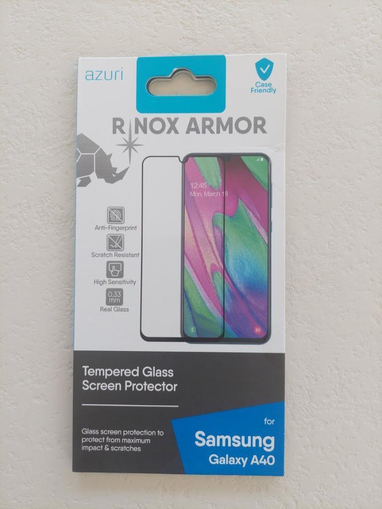 Protecteur d'écran en verre trempé Samsung A40, Télécoms, Enlèvement ou Envoi, Neuf, Autres modèles, Façade ou Cover