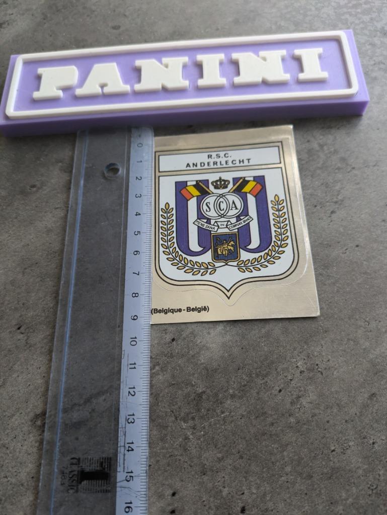 PANINI ANDERLECHT XXL EMBLEEM zeer zeldzaam 1979, Verzenden, Zo goed als nieuw