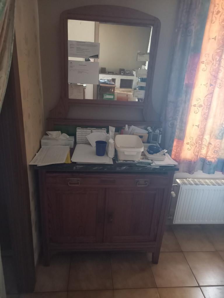 Buffetkast, Ophalen