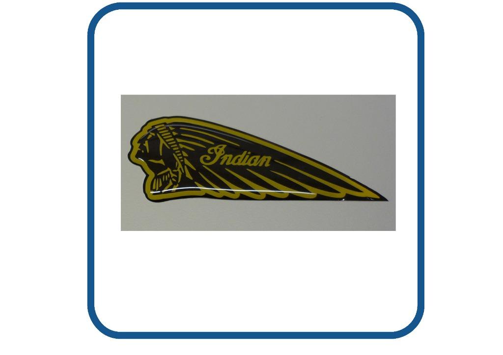 Indian Helm, tank, frame, Bike Motor sticker in 3D set prijs, Verzamelen, Verzenden, Nieuw, Overige typen