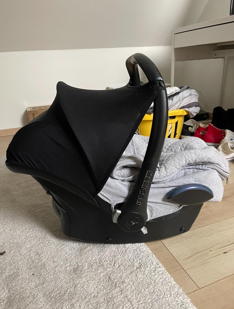 Maxi cosi, Ophalen, Gebruikt