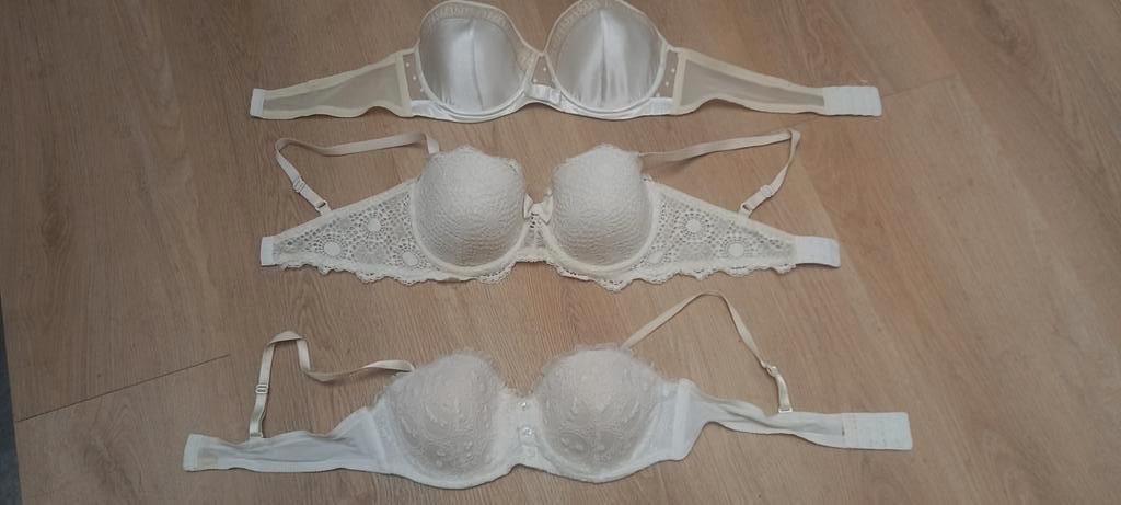 3 beugelBH Mt 85C, Etam, Enlèvement ou Envoi, Beige, Soutien-gorge