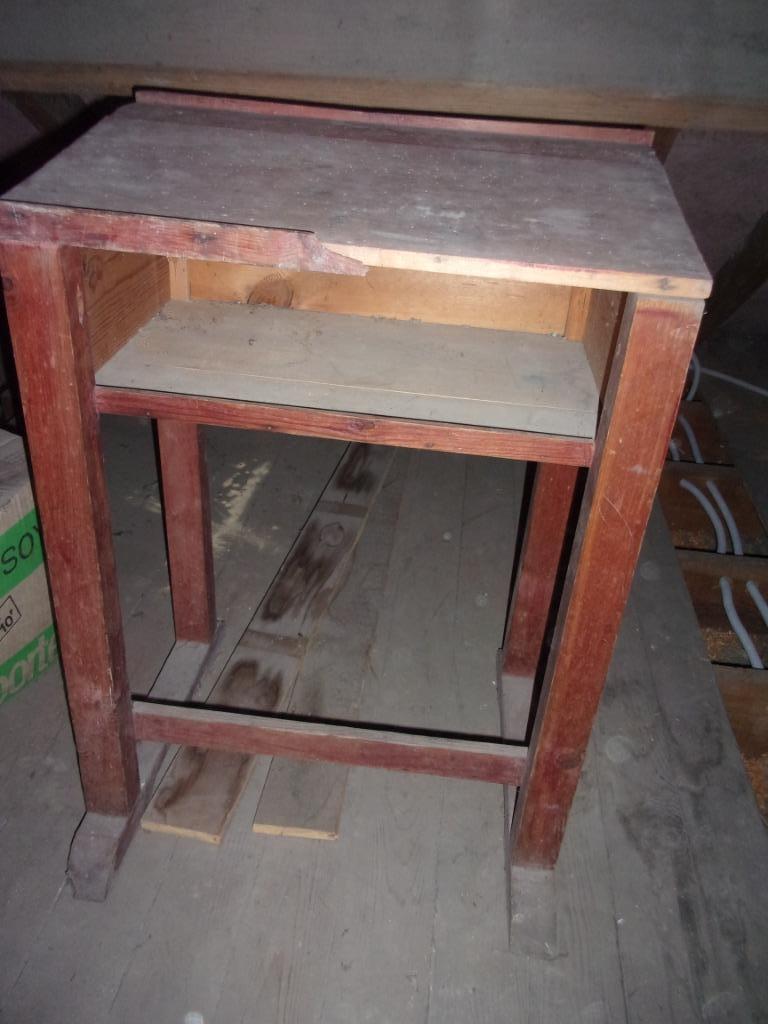 ancien bureau d'écolier  URGENT  URGENT, Antiquités & Art, Enlèvement