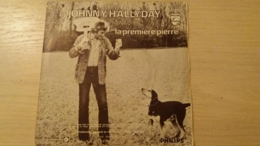 Disque vinyl 45 tours johnny hallyday la premiere pièrre, Enlèvement ou Envoi, Comme neuf, Pop rock