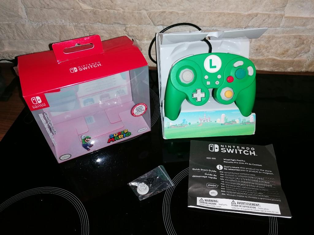 Nintendo Switch Luigi Super Smash Bros draadloze controller, Ophalen of Verzenden, Zo goed als nieuw, Switch Original