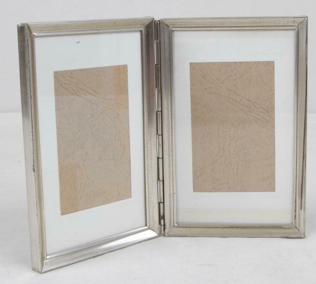 Cadre photo diptyque, Moins de 50 cm, Enlèvement ou Envoi, Utilisé, Métal ou Aluminium