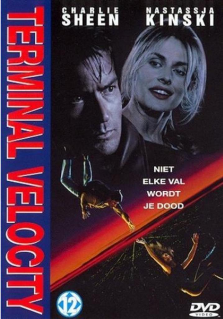 Terminal Velocity (1994) Dvd Charlie Sheen,Nastassja Kinski, À partir de 12 ans, Enlèvement ou Envoi, Utilisé, Thriller d'action