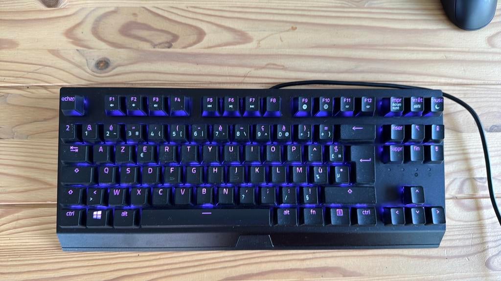 Game keyboard, Razer Black Window V3 TKL green, Enlèvement, Comme neuf